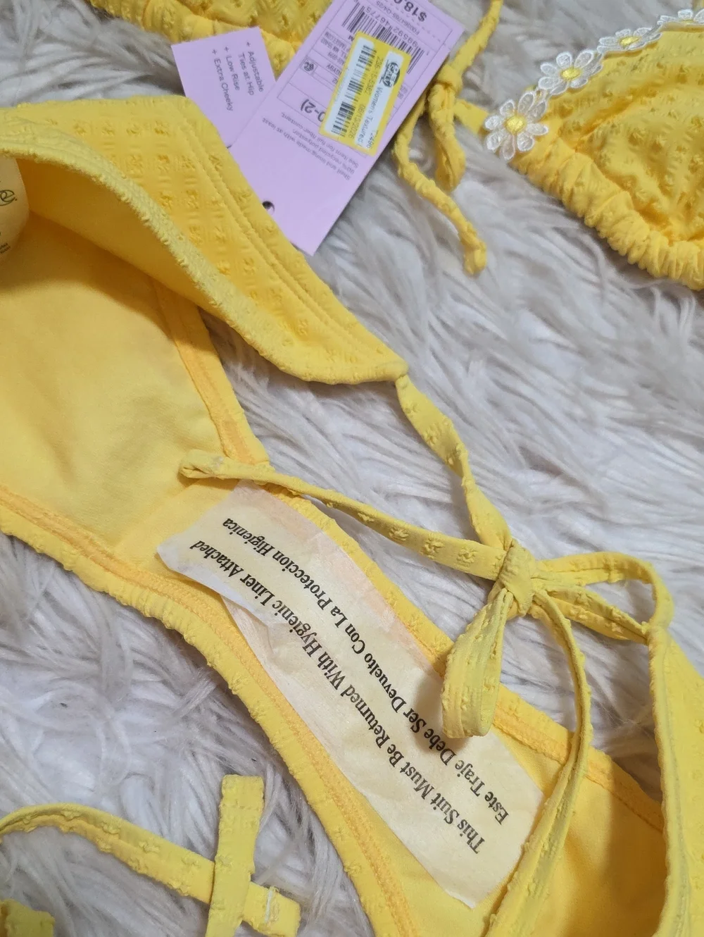 NWT Wild Fable Seersucker Daisy Bikini Set- XS Or 0/2.